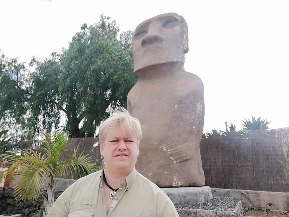 Thor Heyerdahl ltal elhozott Moai szobor Tenerife