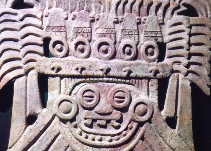 Tlaloc az esőcsinl isten Teotihuacan Mexik